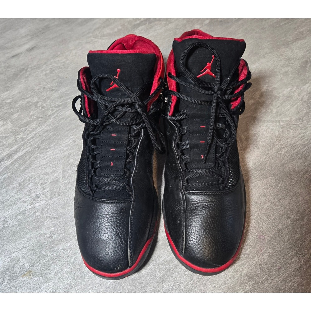 Jordan Team 12.5 Mens Basketball Shoes Black Varsity Red 317176-001 Size 14 - Picture 4 of 9